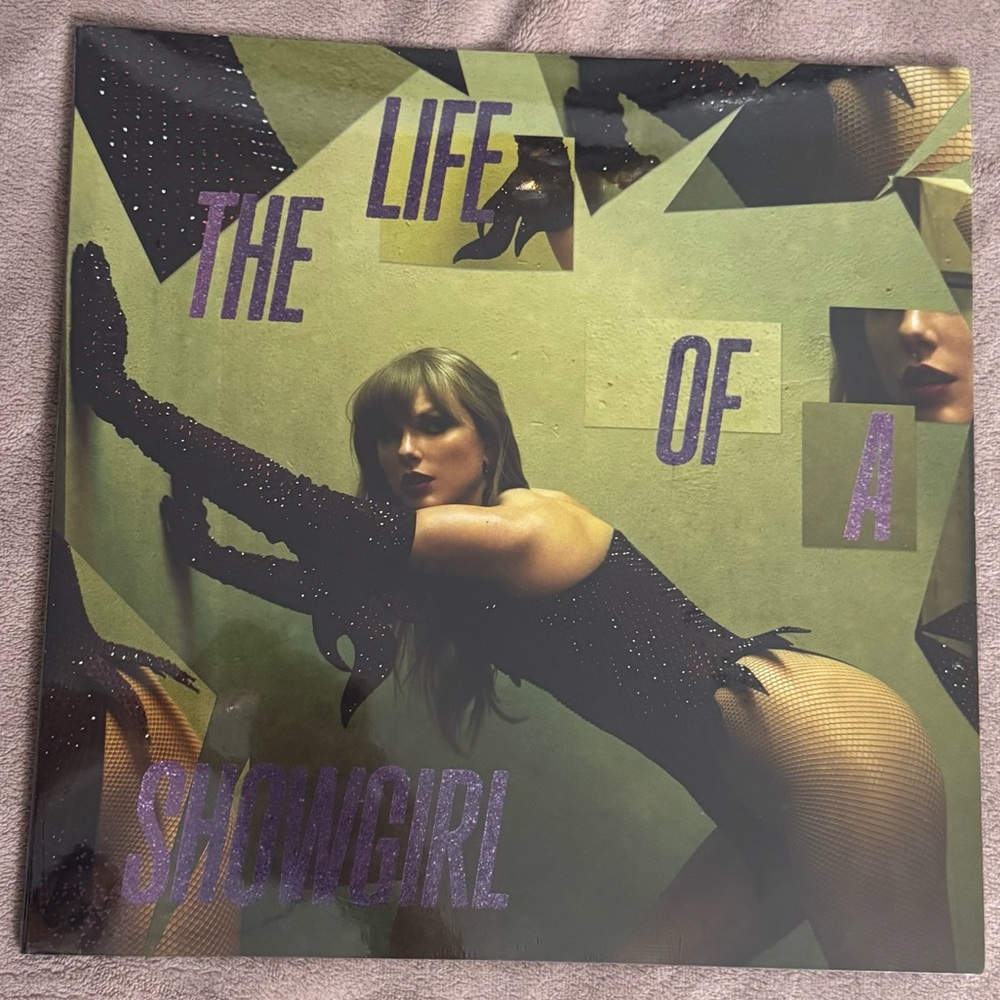 The Life of a Showgirl Shiny Bug Violet Shimmer Marble Vinyl Record Purple